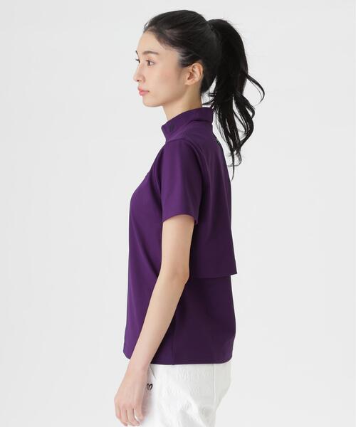 MASTER BUNNY EDITION(マスターバニーエディション)の「トリコットメッシュ半袖ハイネックカットソー (WOMENS)(Tシャツ/カットソー・レディース・ホワイト/パープル・SMALL/LARGE)」の22枚目の写真
