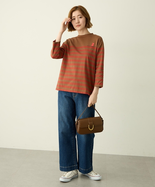 Petit Honfleur(プチオンフルール)の「ストレッチバギーデニムパンツ(その他パンツ・レディース・ブルー/ネイビー・64/67)」の11枚目の写真
