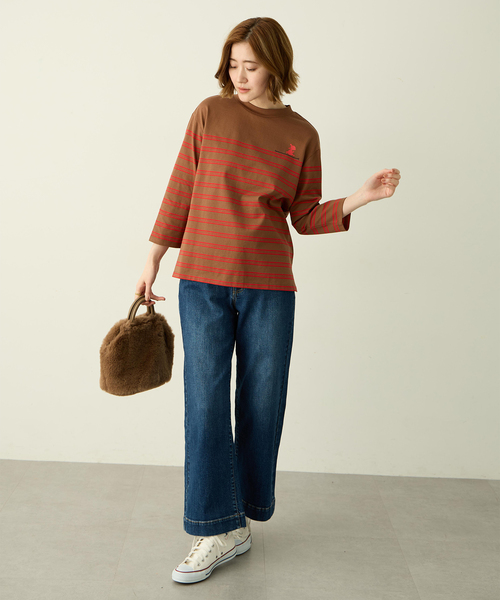 Petit Honfleur(プチオンフルール)の「ストレッチバギーデニムパンツ(その他パンツ・レディース・ブルー/ネイビー・64/67)」の12枚目の写真