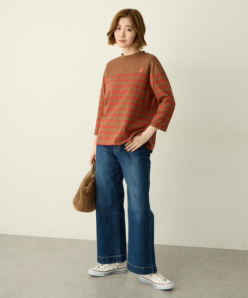 Petit Honfleur(プチオンフルール)の「ストレッチバギーデニムパンツ(その他パンツ・レディース・ブルー/ネイビー・64/67)」の13枚目の写真