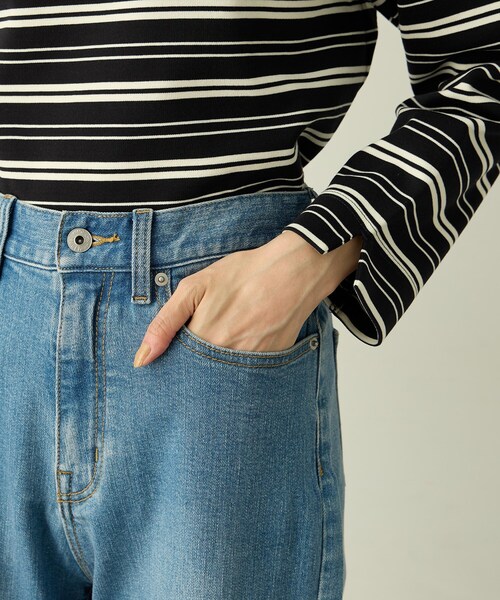 Petit Honfleur(プチオンフルール)の「ストレッチバギーデニムパンツ(その他パンツ・レディース・ブルー/ネイビー・64/67)」の19枚目の写真
