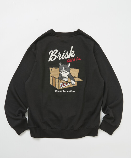 FREAK'S STORE(フリークスストア)の「限定展開 キャット アソート刺繍 スウェット(スウェット・メンズ・グレー/オフホワイト/ブラック/チャコールグレー・X-LARGE/LARGE/MEDIUM)」の7枚目の写真