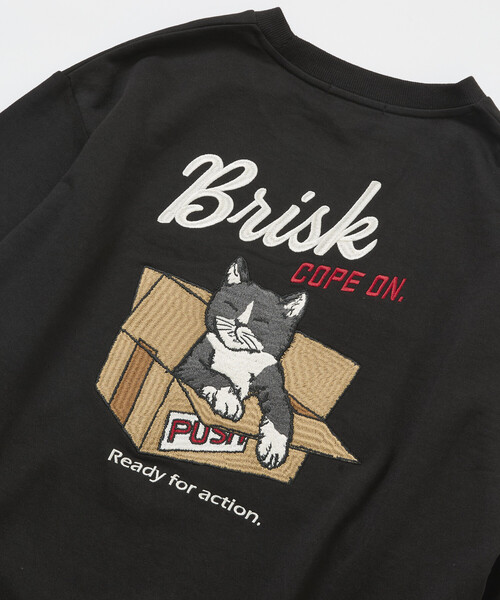 FREAK'S STORE(フリークスストア)の「限定展開 キャット アソート刺繍 スウェット(スウェット・メンズ・グレー/オフホワイト/ブラック/チャコールグレー・X-LARGE/LARGE/MEDIUM)」の8枚目の写真