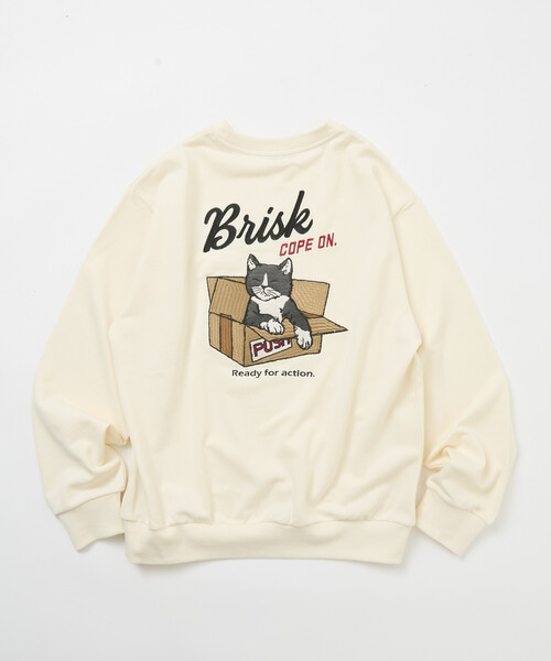 FREAK'S STORE(フリークスストア)の「限定展開 キャット アソート刺繍 スウェット(スウェット・メンズ・グレー/オフホワイト/ブラック/チャコールグレー・X-LARGE/LARGE/MEDIUM)」の16枚目の写真