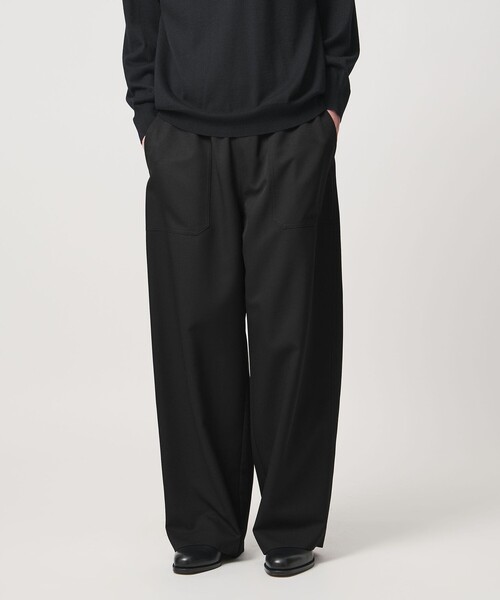 LOEFF（ロエフ）の「＜LOEFF＞ポリエステルラチネ ファティーグ パンツ MENS（その他パンツ・メンズ・ブラック/ベージュ/ダークグレー・1/2）」の2枚目の写真