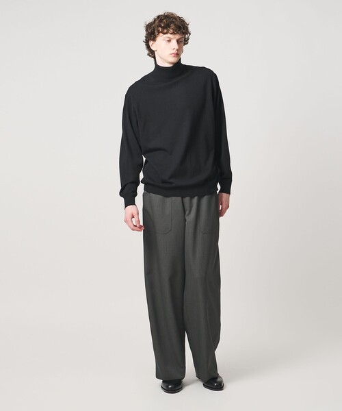 LOEFF（ロエフ）の「＜LOEFF＞ポリエステルラチネ ファティーグ パンツ MENS（その他パンツ・メンズ・ブラック/ベージュ/ダークグレー・1/2）」の4枚目の写真