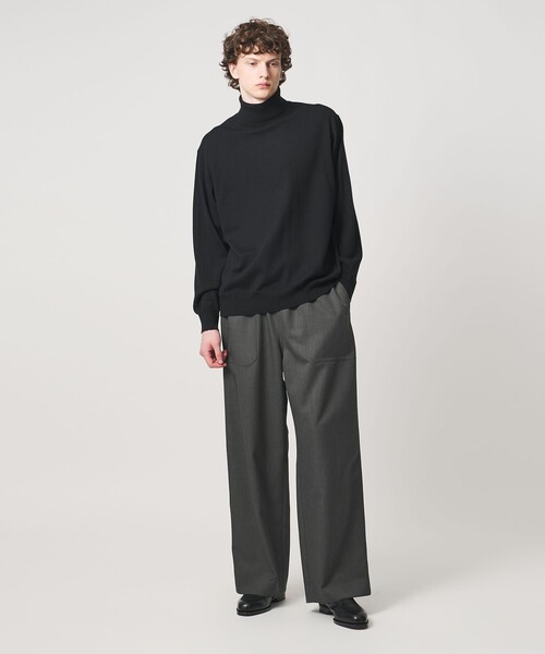 LOEFF（ロエフ）の「＜LOEFF＞ポリエステルラチネ ファティーグ パンツ MENS（その他パンツ・メンズ・ブラック/ベージュ/ダークグレー・1/2）」の5枚目の写真