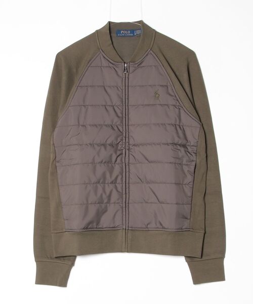 POLO RALPH LAUREN(ポロ ラルフ ローレン)の「ハイブリッド ベースボール ジャケット(ブルゾン・メンズ・グリーン・M/S/XL/XS/L)」の4枚目の写真