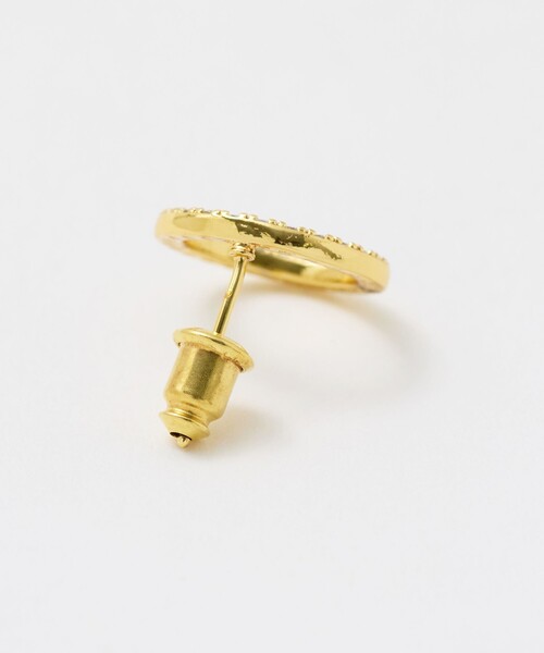 UNITED ARROWS（ユナイテッドアローズ）の「サークルパヴェ ピアス（ピアス（両耳用）・レディース・ゴールド/シルバー・FREE）」の5枚目の写真