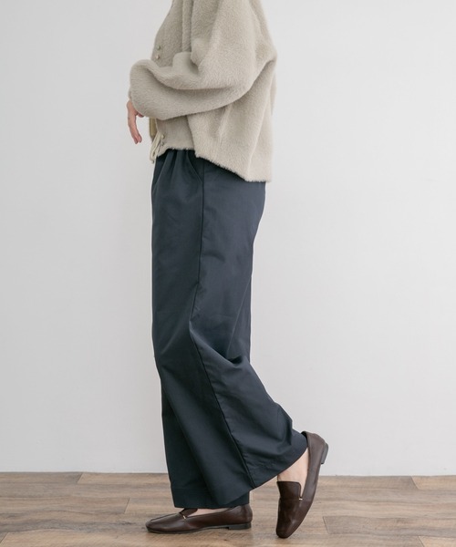 ITEMS URBANRESEARCH(アイテムズ アーバンリサーチ)の「イージータックパンツ(その他パンツ・レディース・ネイビー/ベージュ/ホワイト系その他・FREE)」の6枚目の写真