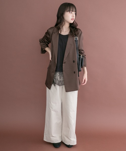 ITEMS URBANRESEARCH(アイテムズ アーバンリサーチ)の「イージータックパンツ(その他パンツ・レディース・ネイビー/ベージュ/ホワイト系その他・FREE)」の12枚目の写真