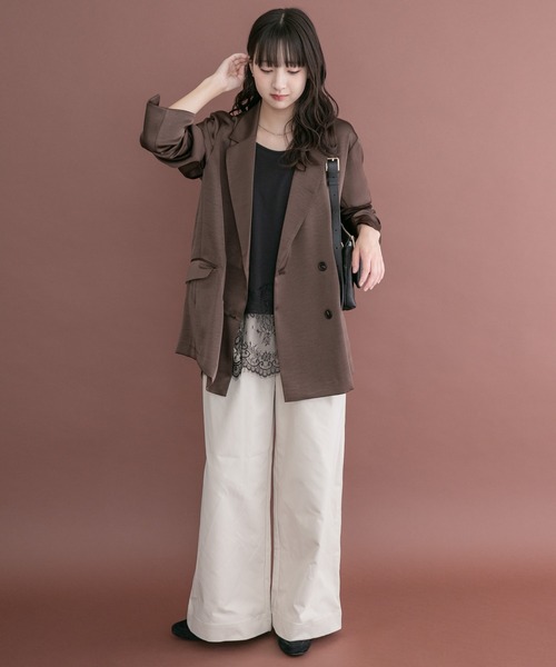 ITEMS URBANRESEARCH(アイテムズ アーバンリサーチ)の「イージータックパンツ(その他パンツ・レディース・ネイビー/ベージュ/ホワイト系その他・FREE)」の13枚目の写真