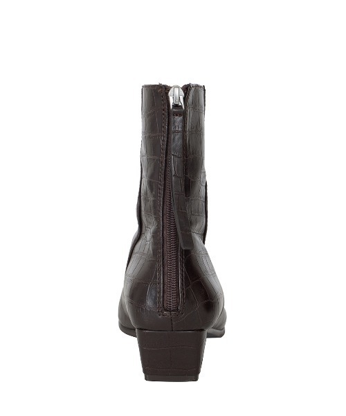Ameri（アメリ）の「UND REPTILE SHORT BOOTS（ブーツ・レディース・ブラック/ブラウン・SMALL/MEDIUM/LARGE）」の5枚目の写真