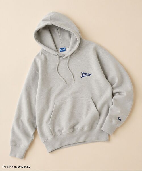 CRAFT STANDARD BOUTIQUE(クラフトスタンダードブティック)の「Yale University スウェットパーカー(パーカー・メンズ・杢グレー/ネイビー・L/M)」の1枚目の写真
