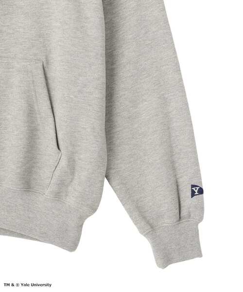 CRAFT STANDARD BOUTIQUE(クラフトスタンダードブティック)の「Yale University スウェットパーカー(パーカー・メンズ・杢グレー/ネイビー・L/M)」の6枚目の写真