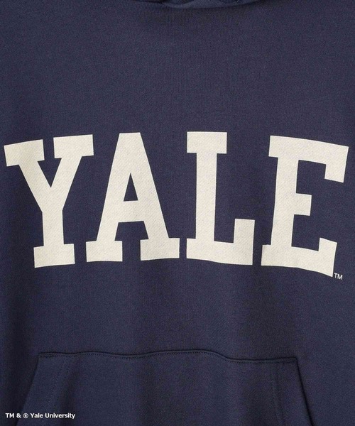 CRAFT STANDARD BOUTIQUE(クラフトスタンダードブティック)の「Yale University スウェットパーカー(パーカー・メンズ・杢グレー/ネイビー・L/M)」の9枚目の写真