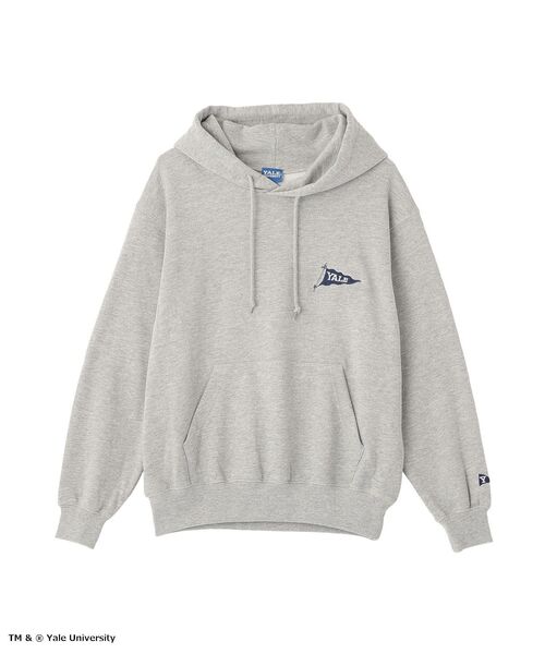CRAFT STANDARD BOUTIQUE(クラフトスタンダードブティック)の「Yale University スウェットパーカー(パーカー・メンズ・杢グレー/ネイビー・L/M)」の4枚目の写真