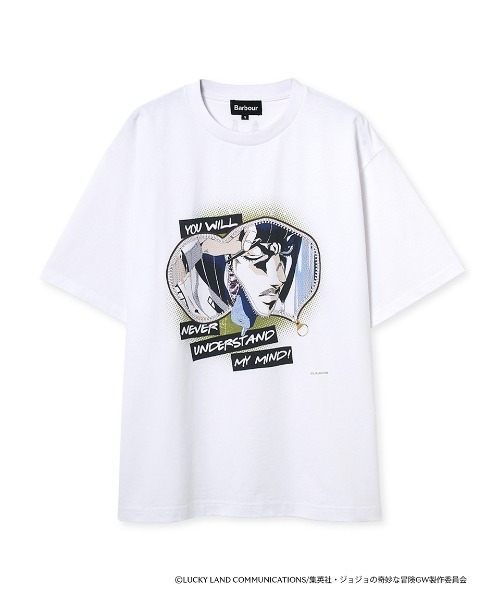 Barbour(バブアー)の「Barbour アニメ「ジョジョの奇妙な冒険 黄金の風」グラフィックTシャツ デザイン3(Tシャツ/カットソー・メンズ・ブラック/ホワイト・X-LARGE/LARGE/SMALL/MEDIUM)」の1枚目の写真