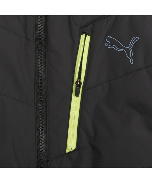 PUMA(プーマ)の「PUMA プーマ メンズ ゴルフ CG ジク ハイブリッド ウォーム ジャケット(ダウンジャケット/コート・メンズ・ブラック/ライトグレー・LARGE/X-LARGE/SMALL/XX-LARGE/MEDIUM)」の12枚目の写真