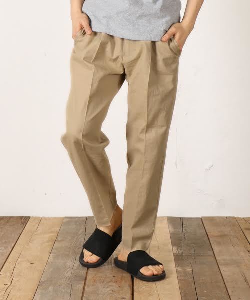 CIAOPANIC（チャオパニック）の「【Ciaopanic】P/Lキャンバスアンクルカットイージーパンツ（その他パンツ・メンズ・オリーブ/ベージュ/チャコールグレー・LARGE/MEDIUM/SMALL）」の2枚目の写真
