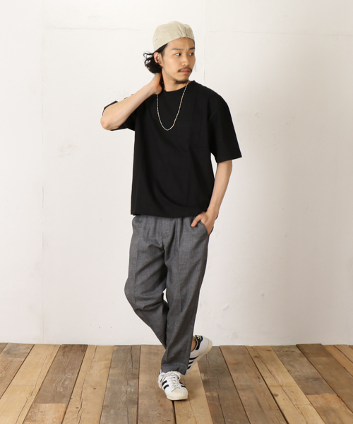 CIAOPANIC（チャオパニック）の「【Ciaopanic】P/Lキャンバスアンクルカットイージーパンツ（その他パンツ・メンズ・オリーブ/ベージュ/チャコールグレー・LARGE/MEDIUM/SMALL）」の10枚目の写真