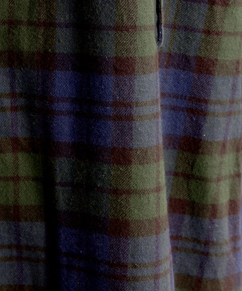 WEGO(ウィゴー)の「WEGO/チェックネルロングガウン(チェスターコート・レディース・ブラック系その他/レッド系その他/グリーン系その他/ブラウン系その他・FREE)」の13枚目の写真