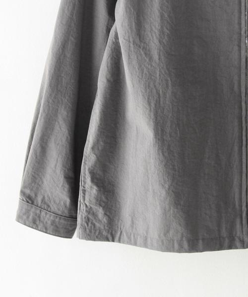 Steven Alan（スティーブンアラン）の「＜Steven Alan＞ NYLN FL/ZIP BLOUSON/ﾌﾞﾙｿﾞﾝ ◆（ブルゾン・メンズ・ダークグレー/ダークブラウン/ネイビー・MEDIUM/LARGE/X-LARGE/SMALL）」の7枚目の写真