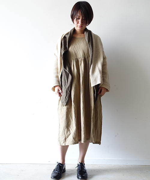 Ichi イチ の I C H I コットンウールビエラ ワンピース ワンピース Wear