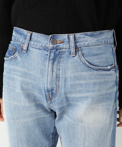 A part by（アパートバイ）の「リメイクデニムGFパンツ 740900 （デニムパンツ・レディース・ブルー/ライトブルー・LARGE/MEDIUM）」の5枚目の写真