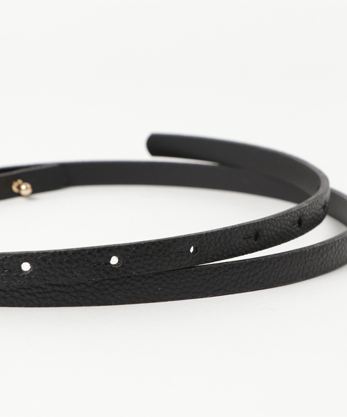 N.（N. Natural Beauty Basic）（エヌエヌナチュラルビューティーベーシック）の「プレートベルト（ベルト・レディース・ブラック/ベージュ/グレー・FREE）」の5枚目の写真