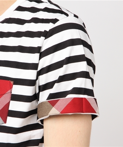 BLACK LABEL CRESTBRIDGE（ブラックレーベル・クレストブリッジ）の「クレストブリッジチェックポケットＴ（Tシャツ/カットソー・メンズ・ネイビー/ダークブルー/ピンク/レッド/ライトグレー/ブラック/オフホワイト/グレー/ダークネイビー/ブルー・LL/L/M/S）」の17枚目の写真