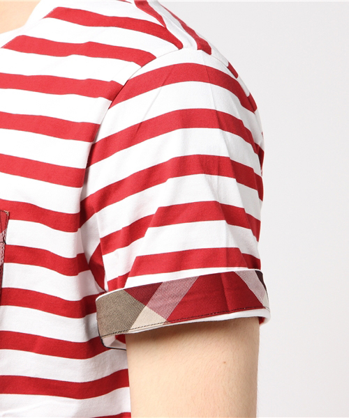 BLACK LABEL CRESTBRIDGE（ブラックレーベル・クレストブリッジ）の「クレストブリッジチェックポケットＴ（Tシャツ/カットソー・メンズ・ネイビー/ダークブルー/ピンク/レッド/ライトグレー/ブラック/オフホワイト/グレー/ダークネイビー/ブルー・LL/L/M/S）」の19枚目の写真