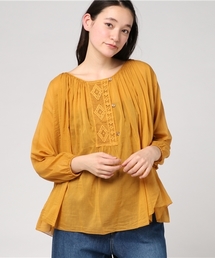 forte_forte SILKストライプブラウス　ショート丈 forte_forte SILKストライプブラウス ショート丈 - メルカリ