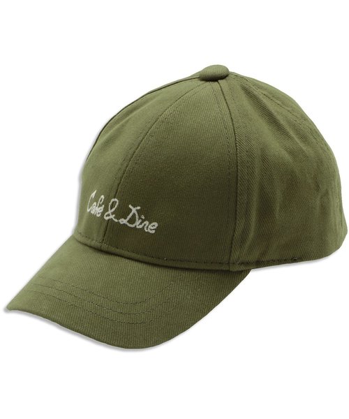 apres les cours（アプレレクール）の「cafe & dine 刺繍キャップ（ハット・キッズ・レッド/カーキ/ブラック・50/54/58）」の15枚目の写真