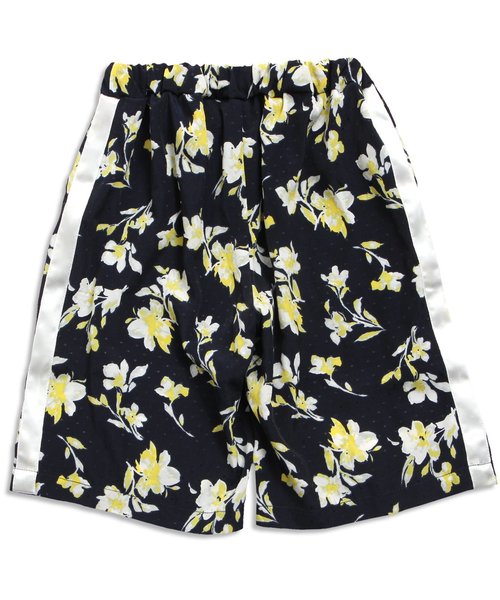 apres les cours（アプレレクール）の「花柄ワイドパンツ 7分丈（その他パンツ・キッズ・ネイビー/オフホワイト/ピンク・140/100/120/130/80/90/110）」の14枚目の写真