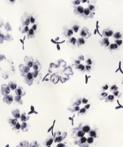 apres les cours（アプレレクール）の「花柄ワイドパンツ 7分丈（その他パンツ・キッズ・ネイビー/オフホワイト/ピンク・140/100/120/130/80/90/110）」の8枚目の写真