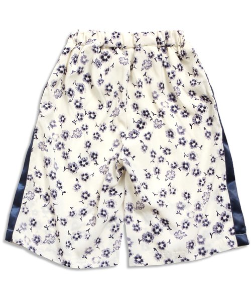 apres les cours（アプレレクール）の「花柄ワイドパンツ 7分丈（その他パンツ・キッズ・ネイビー/オフホワイト/ピンク・140/100/120/130/80/90/110）」の10枚目の写真