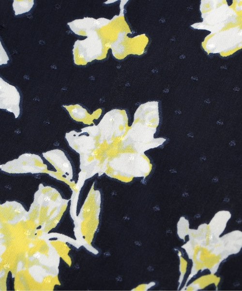 apres les cours（アプレレクール）の「花柄ワイドパンツ 7分丈（その他パンツ・キッズ・ネイビー/オフホワイト/ピンク・140/100/120/130/80/90/110）」の6枚目の写真