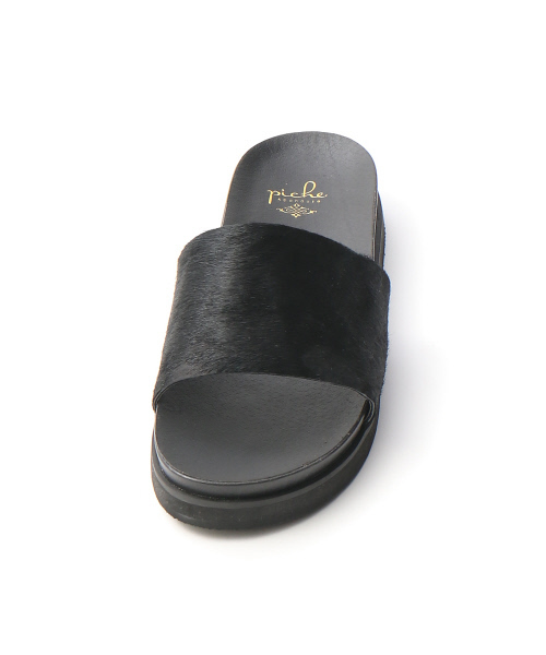 PICHE ABAHOUSE（ピシェ アバハウス）の「【WEB限定】ハラコサンダル（サンダル・レディース・ブラック/レオパード/グレー・SMALL/MEDIUM/LARGE）」の11枚目の写真