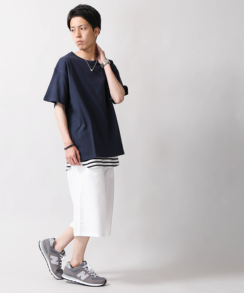 WEGO（ウィゴー）の「WEGO/エアツイルタックボリュームショーツ（その他パンツ・メンズ・ブラック系その他4/ベージュ/杢グレー/ブラック/ホワイト/ターコイズブルー・LARGE/MEDIUM）」の18枚目の写真