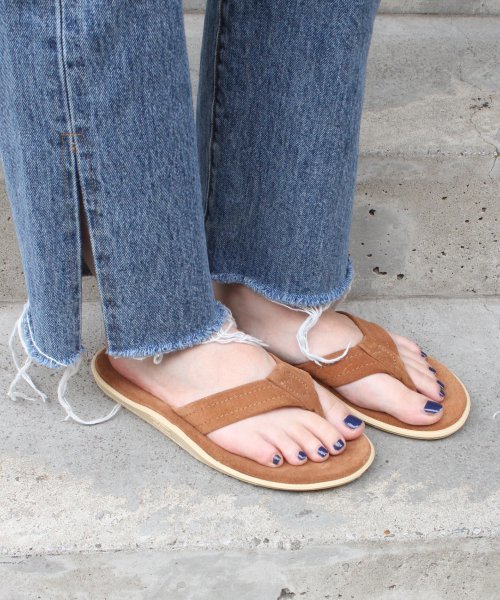 ISLAND SLIPPER（アイランドスリッパ）の「【ISLAND SLIPPER/アイランドスリッパ】PT203#（サンダル・レディース・オレンジ/チャコールグレー/ネイビー/ウッド/キャメル/ピンク系その他・6/5）」の5枚目の写真