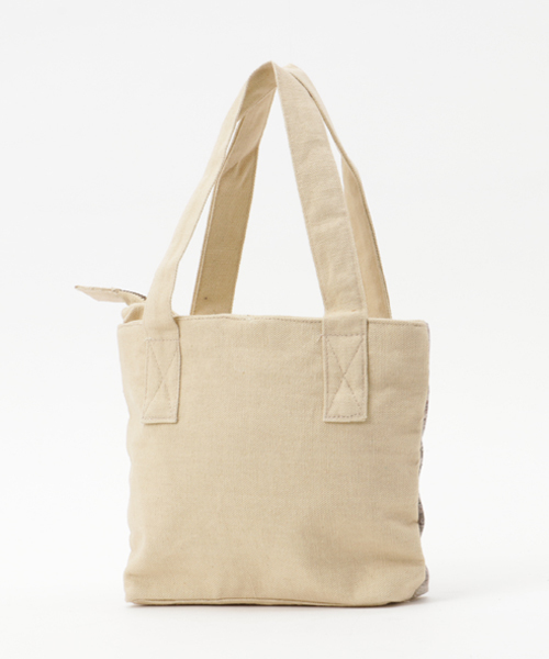 another important culture(アナザーインポータントカルチャー)の「CANVAS DIDITAL PT MINI TOTE ミニ・トート・バッグ(トートバッグ・レディース・ベージュ系その他3/ベージュ系その他/ベージュ系その他2・FREE)」の4枚目の写真