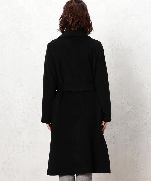 green label relaxing（グリーンレーベルリラクシング）の「[WEB限定] CR ガウンコート ◆（その他アウター・レディース・ベージュ/ブラック・36/38/46/34/42/44/40）」の3枚目の写真