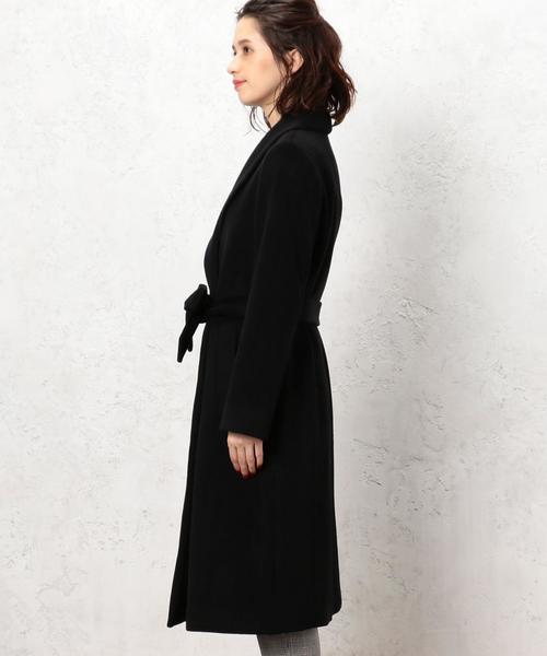 green label relaxing（グリーンレーベルリラクシング）の「[WEB限定] CR ガウンコート ◆（その他アウター・レディース・ベージュ/ブラック・36/38/46/34/42/44/40）」の5枚目の写真