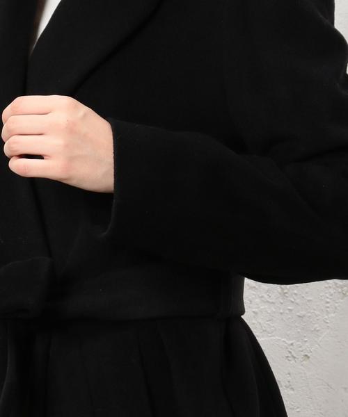 green label relaxing（グリーンレーベルリラクシング）の「[WEB限定] CR ガウンコート ◆（その他アウター・レディース・ベージュ/ブラック・36/38/46/34/42/44/40）」の17枚目の写真