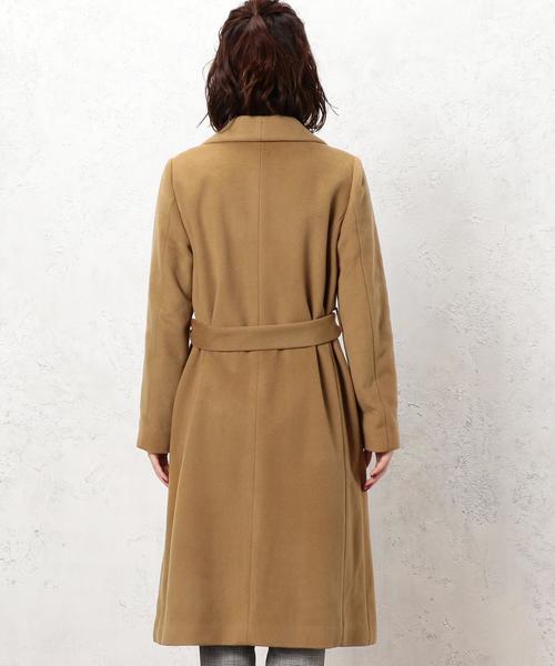 green label relaxing（グリーンレーベルリラクシング）の「[WEB限定] CR ガウンコート ◆（その他アウター・レディース・ベージュ/ブラック・36/38/46/34/42/44/40）」の13枚目の写真