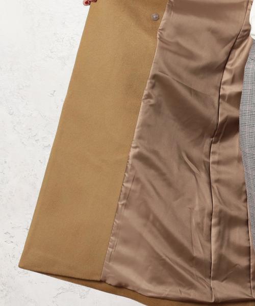 green label relaxing（グリーンレーベルリラクシング）の「[WEB限定] CR ガウンコート ◆（その他アウター・レディース・ベージュ/ブラック・36/38/46/34/42/44/40）」の14枚目の写真