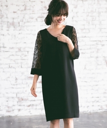 A part by | 【WEB限定アイテム/結婚式に】WEB*ソデレースワンピース2　770918 (ドレス)