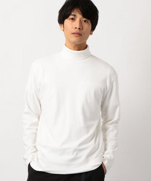 green label relaxing(グリーンレーベルリラクシング)の「CM スムース タートルネック カットソー ◆(Tシャツ/カットソー・メンズ・ワインレッド/ホワイト/ブラック/その他1・SMALL/LARGE/MEDIUM)」の2枚目の写真