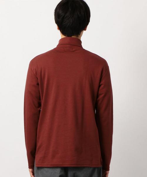 green label relaxing(グリーンレーベルリラクシング)の「CM スムース タートルネック カットソー ◆(Tシャツ/カットソー・メンズ・ワインレッド/ホワイト/ブラック/その他1・SMALL/LARGE/MEDIUM)」の13枚目の写真